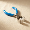 Jewellery pliers with nylon jaws, 145mm, for bracelet forming and bending