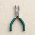 Large oval jewellery mandrel pliers, stainless steel, with 12x8mm and 9x6mm loops