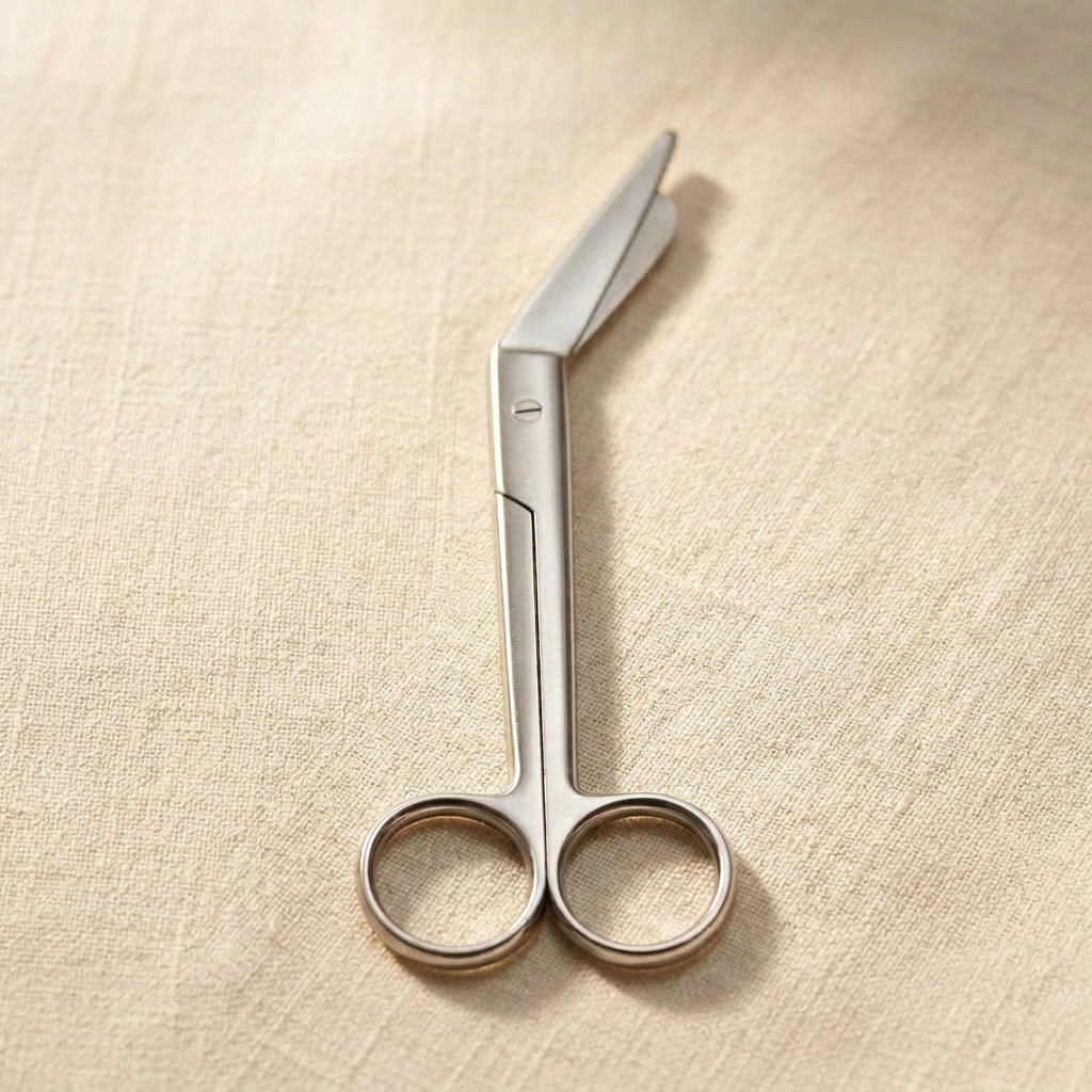 Lister bandage scissors, 7.5 inch stainless steel, straight blade, for jewellery making and first aid