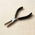 Long flat nose pliers, stainless steel, 140mm, with 1.5 inch jaws for jewellery making