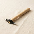 Silversmiths' forming hammer for metalwork with wooden handle, ideal for chasing and repoussé.