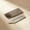 Miniature tap and die set for fine wire threading, 7 pieces, 1.2-1.6mm steel