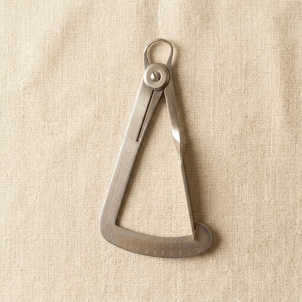 Stainless steel spring calipers for jewellery, measuring 1-10 mm.