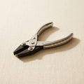 Parallel action flat nose pliers, 140mm smooth jawed jewellery making tool, stainless steel