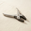 140mm parallel action flat nose pliers, serrated and grooved jaws for jewellery making
