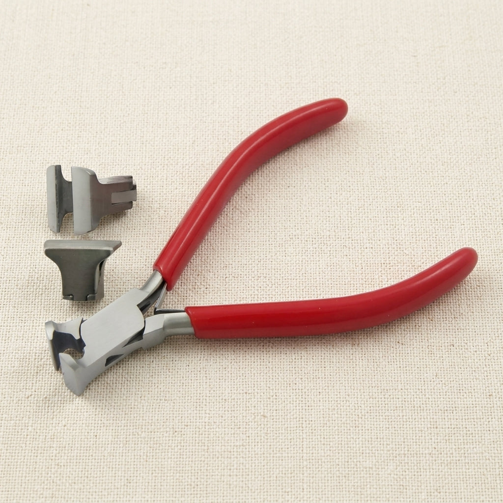 5-inch stainless steel end cutting pliers for jewellery making with PVC handles