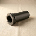 Black graphite crucible for melting gold, silver, and copper, 1kg capacity jewellery casting mould