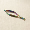 4.5-inch multi-colour spring-action snipping scissors for jewellery making and embroidery.