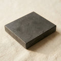 Black 2-inch square natural test stone for jewellery silversmith acid testing