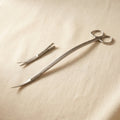 11-inch stainless steel curved aquarium plant scissors for long trimming