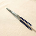 Heavy duty 6-inch stainless steel tweezers with coated tips for jewellery making.