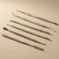 Stainless steel wax carving tools set for jewellery making, double-ended sculpting instruments