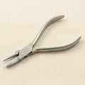 Professional round and flat jaw pliers for jewellery and optical work, steel and nylon jaws