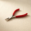 Professional split ring pliers for jewellery making, 14cm stainless steel with PVC grip