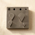 Professional steel teardrop punch set for jewellery making, 4 sizes 10-33mm