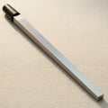 Steel rectangular ring shaping mandrel for jewellery making, 13 inch, 6x8mm and 15x20mm rectangles