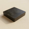 Rubber jewellery making block, 10cm square, for dapping and forming metal.