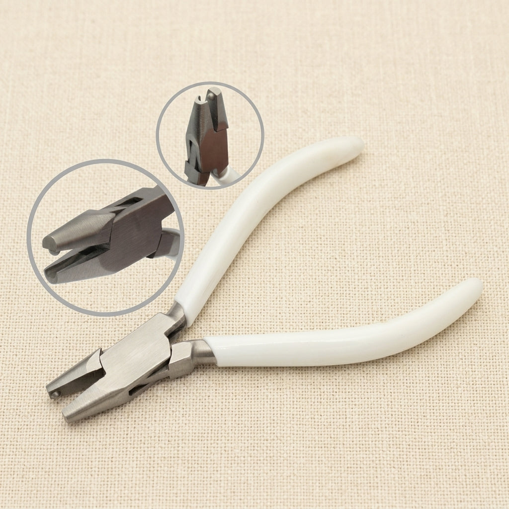 125mm stainless steel prong setting pliers for jewellery making and silversmithing