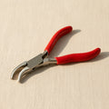 Side bent nose pliers, 5 inch, with PVC grips, for jewellery making and crafts