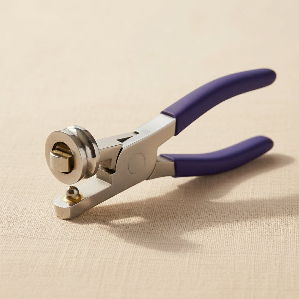 Small cylinder forming pliers with anti-clastic jaws for jewellery making, stainless steel
