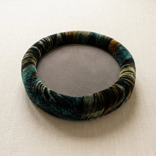 Camouflage round bead organiser tray, 5 inch, for jewellery making and crafts