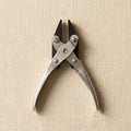 Smooth flat nose parallel action pliers, 140mm jewellery making tool, stainless steel