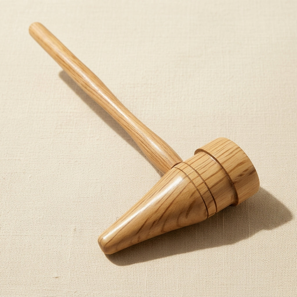 Solid hardwood mallet, 1-1/8 inch flat face, for jewellery forming and crafts