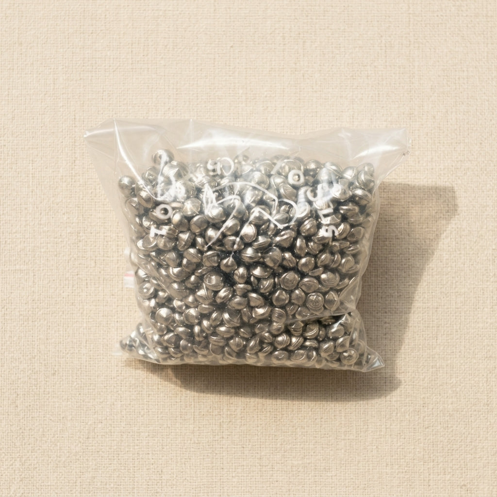 Stainless steel ball shot media for jewellery polishing and finishing, 0.5kg