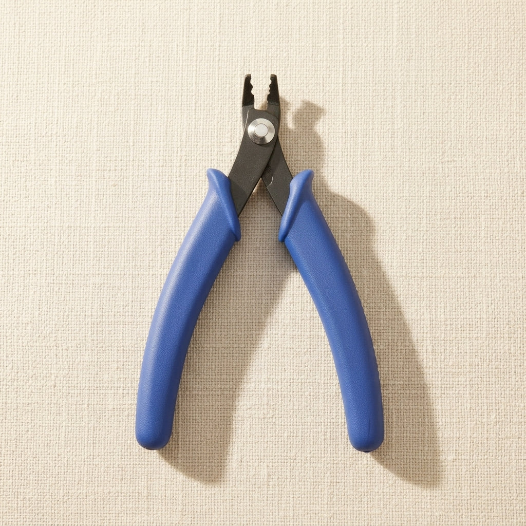 Stainless steel jewellery crimping pliers, 5 inch, for 2-3mm crimp beads