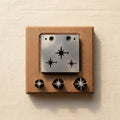 Steel disc cutters set for jewellery making, three punches, with a smooth finish.