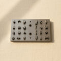 Steel disc cutters for jewellery making, 24 assorted shapes for precise metal shaping
