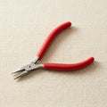 Narrow-jawed stainless steel gem removal pliers for jewellery making, 120mm