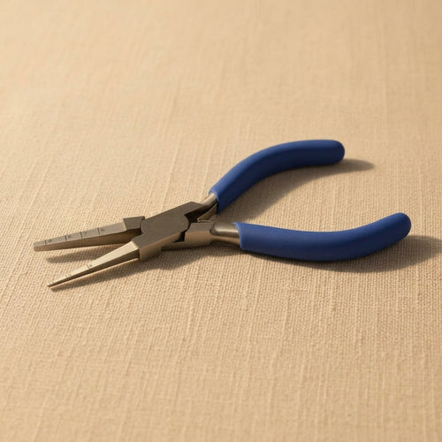 Stainless steel parallel-action pliers for making 2-8mm jewellery loops