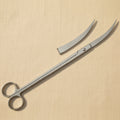 10-inch curved stainless steel aquascaping scissors for trimming aquarium plants