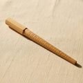 Wooden ring sizing stick with US sizes 1-15, grooved for shaping and forming jewellery.
