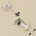 Bench clamp torch holder with screw clamp, extension arm and torch fork