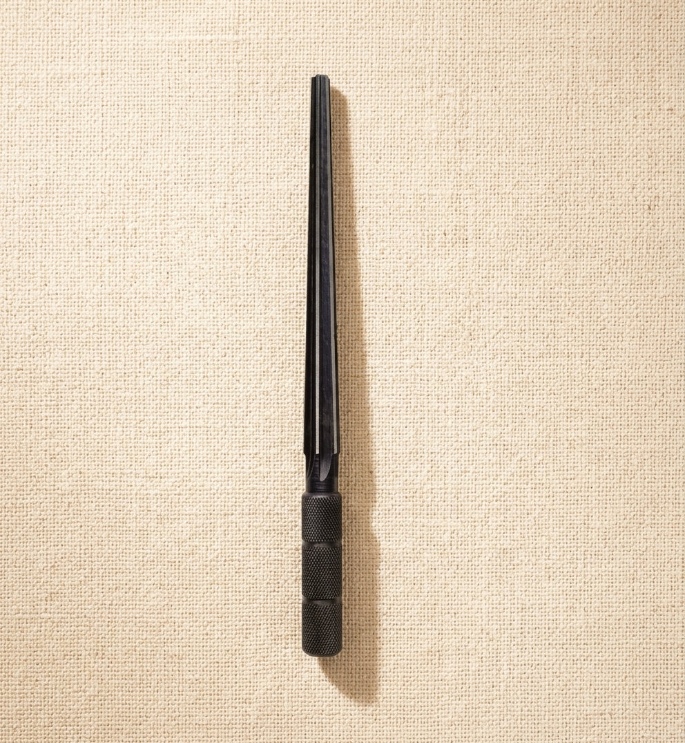 Solid steel taper reamer for resizing wax rings, 8mm to 15mm jewellery making tool