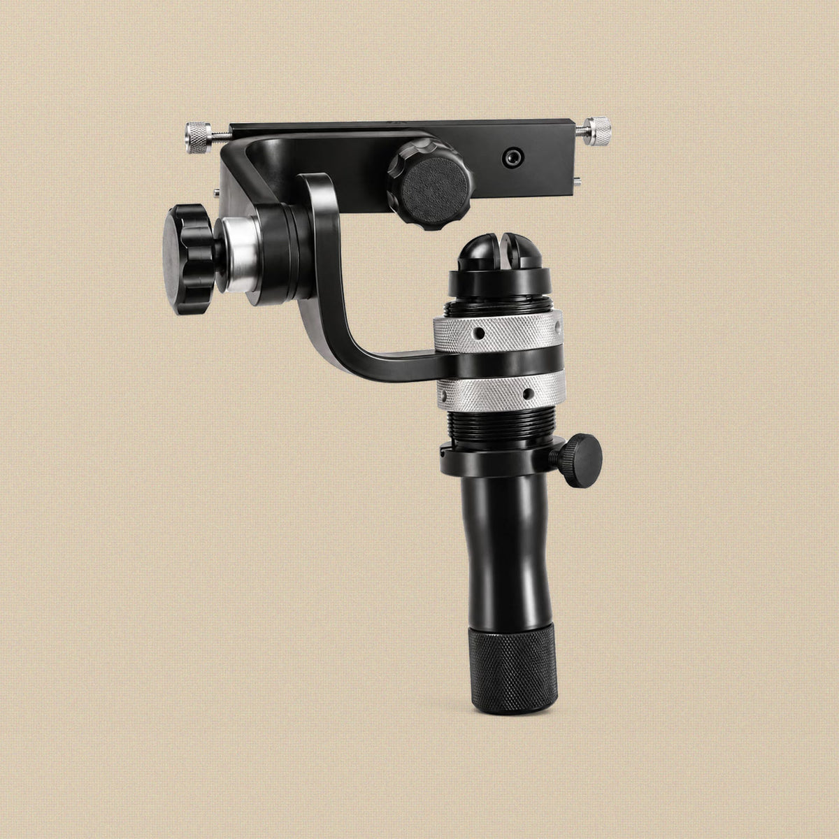 Bench workholding system without the hand rest, showing the quick change clamp and 6 inch arm